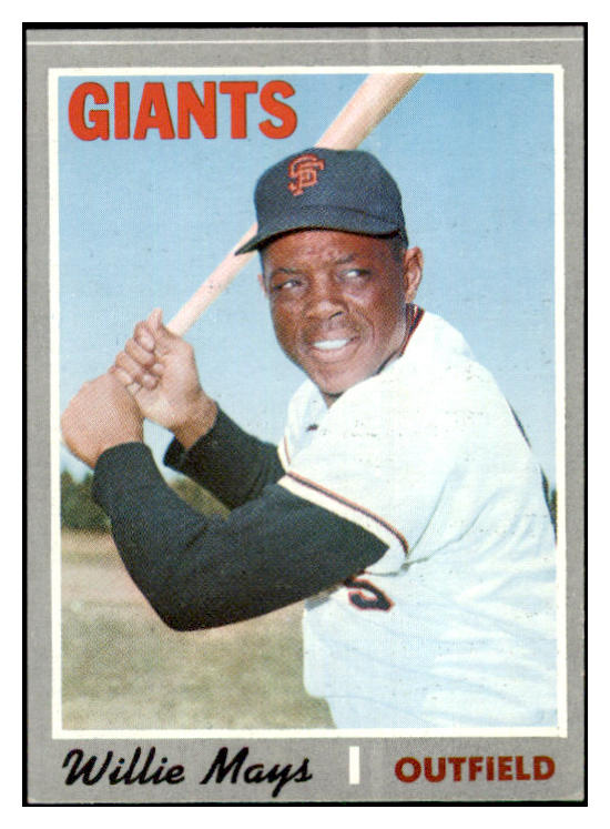 1970 Topps Baseball #600 Willie Mays Giants EX-MT 506185