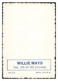 1969 Topps Baseball Deckle Edge #033 Willie Mays Giants NR-MT 506862