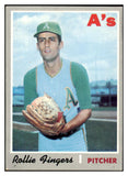 1970 Topps Baseball #502 Rollie Fingers A's EX 507243