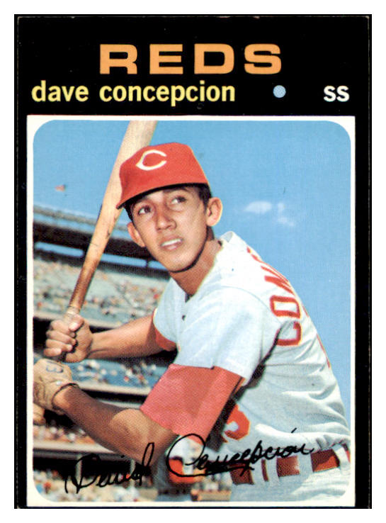 1971 Topps Baseball #014 Dave Concepcion Reds EX 507414