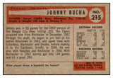 1954 Bowman Baseball #215 Johnny Bucha Tigers EX-MT 507429