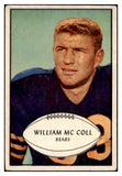 1953 Bowman Football #012 Bill McColl Bears VG 507481