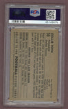 1952 Bowman Large Football #058 Zollie Toth Texans PSA 6 EX-MT 512262