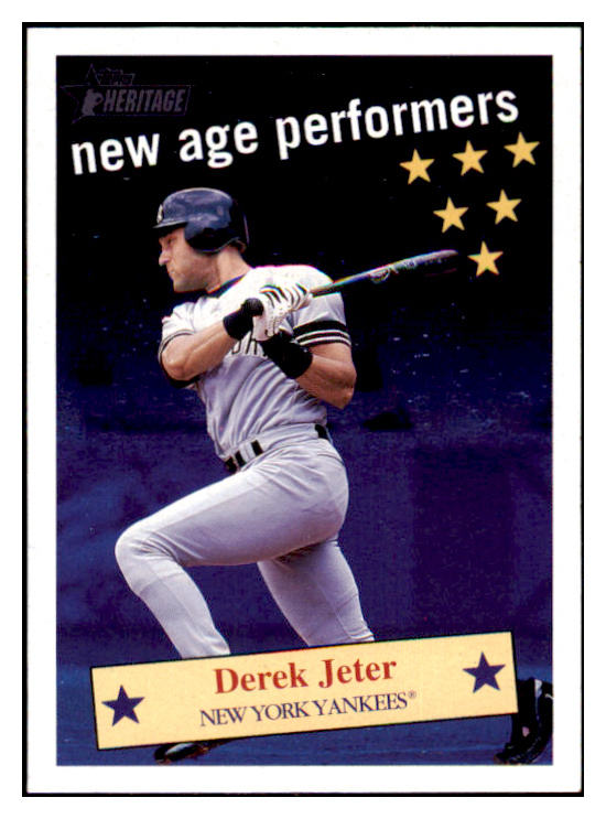 2001 Topps Heritage New Age #NAP8 Derek Jeter Yankees 513170