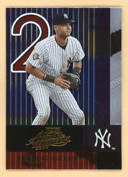 2002 Playoff Absolute Memorabilia #090 Derek Jeter Yankees 513668
