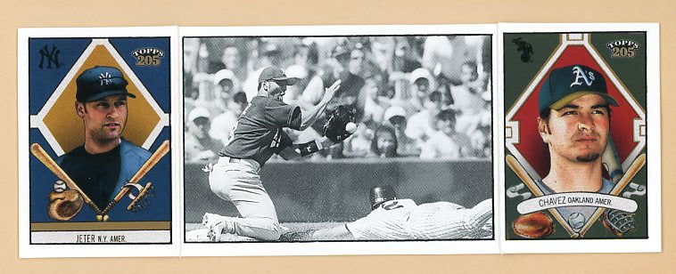2003 Topps 205 Triple Folder #TF47 Derek Jeter Yankees 513693