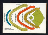 1968 Pocket Schedule Los Angeles Dodgers NR-MT 513981