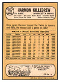 1968 Topps Baseball #220 Harmon Killebrew Twins EX-MT 514925