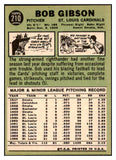 1967 Topps Baseball #210 Bob Gibson Cardinals NR-MT 516620