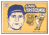 1970 Topps Baseball #461 Carl Yastrzemski A.S. Red Sox EX 519545