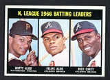 1967 Topps Baseball #240 N.L. Batting Leaders Matty Alou EX-MT 519975