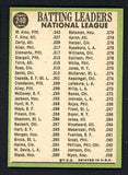 1967 Topps Baseball #240 N.L. Batting Leaders Matty Alou EX-MT 519975