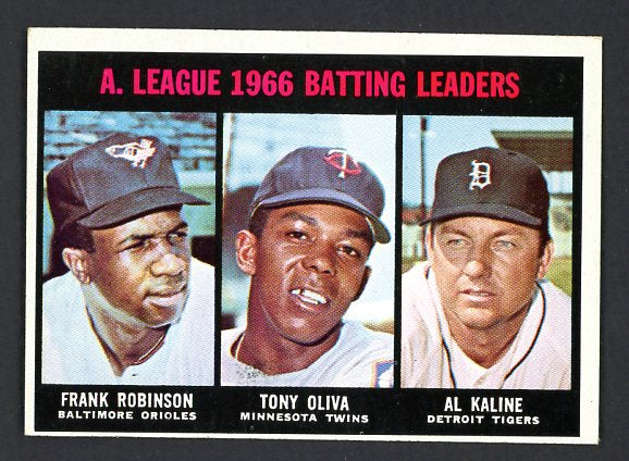 1967 Topps Baseball #239 A.L. Batting Leaders Robinson VG-EX 519979