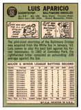 1967 Topps Baseball #060 Luis Aparicio Orioles EX-MT 520012