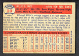 1957 Topps Baseball #010 Willie Mays Giants VG-EX 520730