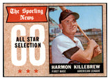 1968 Topps Baseball #361 Harmon Killebrew A.S. Twins EX-MT 520972