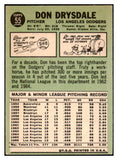 1967 Topps Baseball #055 Don Drysdale Dodgers VG 521100