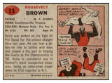 1957 Topps Football #011 Roosevelt Brown Giants EX 521579