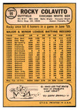 1968 Topps Baseball #099 Rocky Colavito White Sox EX-MT 521689