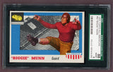 1955 Topps Football #092 Biggie Munn Minnesota SGC 8 NM/MT 523072