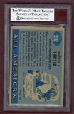 1955 Topps Football #028 Mel Hein Washington St. BVG 8 NM/MT 523084