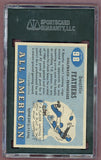 1955 Topps Football #098 Beattie Feathers Tennessee SGC 7 NM 523096