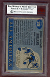 1955 Topps Football #039 Brud Holland Cornell BVG 7.5 NM+ 523107