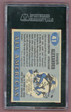 1955 Topps Football #041 Joe Alexander Syracuse SGC 7 NM 523109
