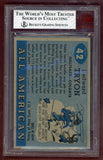 1955 Topps Football #042 Eddie Tryon Colgate BVG 8 NM/MT 523110
