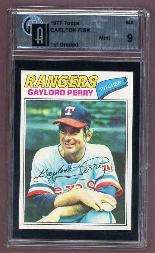 1977 Topps Baseball #152 Gaylord Perry Rangers GAI 9 MINT 523258