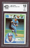 1983 Topps #630 Paul Molitor Brewers BCCG 10 523309