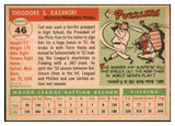 1955 Topps Baseball #046 Ted Kazanski Phillies NR-MT 524629
