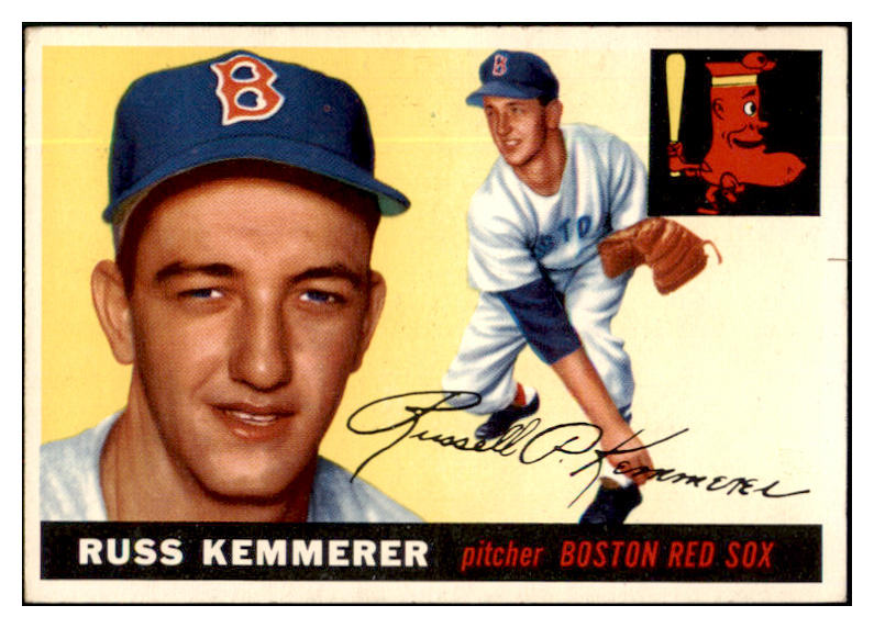 1955 Topps Baseball #018 Russ Kemmerer Red Sox EX-MT 524733