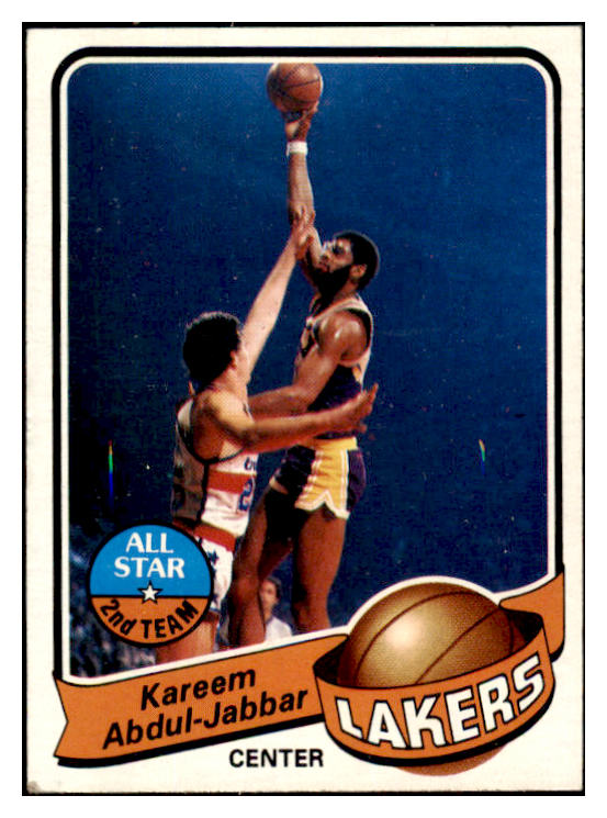 1979 Topps Basketball #010 Kareem Abdul Jabbar Lakers EX+/EX-MT 525591