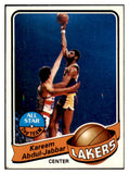 1979 Topps Basketball #010 Kareem Abdul Jabbar Lakers EX+/EX-MT 525591