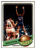 1979 Topps Basketball #020 Julius Erving 76ers EX 525593