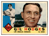 1960 Topps Baseball #295 Gil Hodges Dodgers EX+/EX-MT 525611