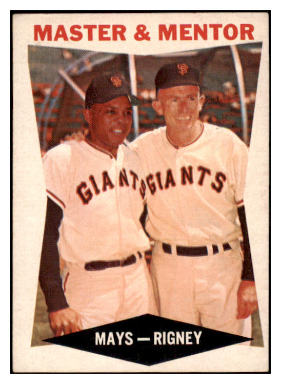 1960 Topps Baseball #007 Willie Mays Bill Rigney EX 525612