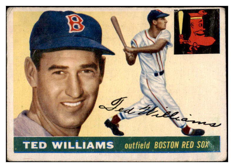 1955 Topps Baseball #002 Ted Williams Red Sox GD-VG 525651