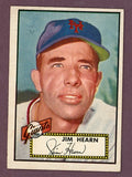 1952 Topps Baseball #337 Jim Hearn Giants Good ink back 525979