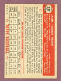 1952 Topps Baseball #337 Jim Hearn Giants Good ink back 525979