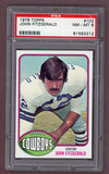 1976 Topps Football #102 John Fitzgerald Cowboys PSA 8 NM/MT 526223