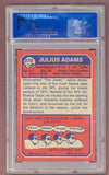 1973 Topps Football #278 Julius Adams Patriots PSA 5 EX 526269