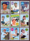 1969 Topps Baseball Complete Set Nice Shape Mantle Jackson Ryan 526309
