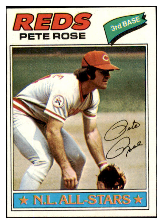 1977 Topps Baseball #450 Pete Rose Reds Fair 527190