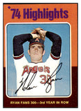 1975 Topps Baseball #005 Nolan Ryan HL Angels EX-MT 527196