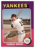 1975 Topps Baseball #020 Thurman Munson Yankees EX-MT 527197