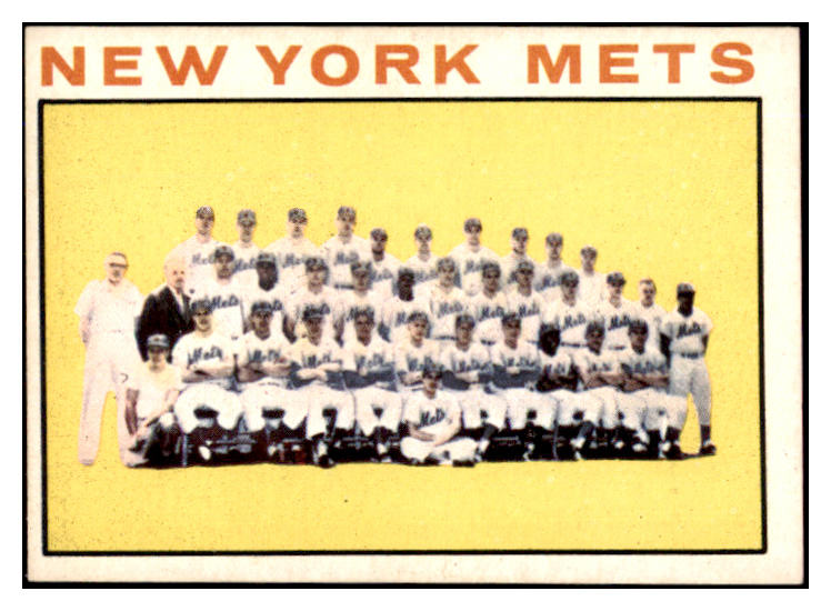 1964 Topps Baseball #027 New York Mets Team EX-MT 527219