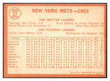 1964 Topps Baseball #027 New York Mets Team EX-MT 527219