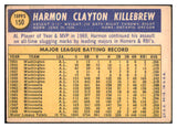 1970 Topps Baseball #150 Harmon Killebrew Twins VG-EX 527356